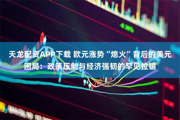 天龙配资APP下载 欧元涨势“熄火”背后的美元困局：政策压制与经济强韧的罕见拉锯